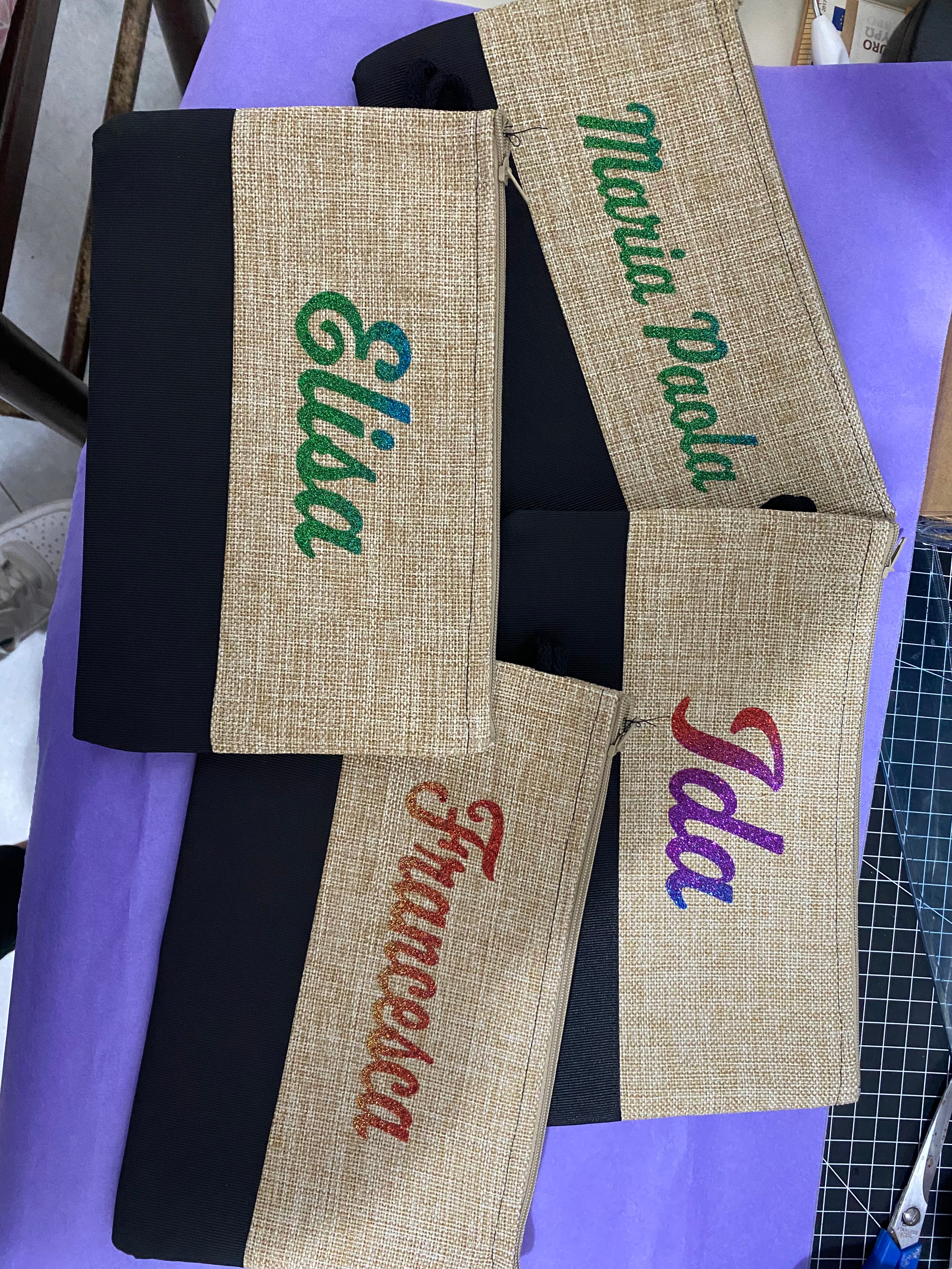 Pochette in Juta