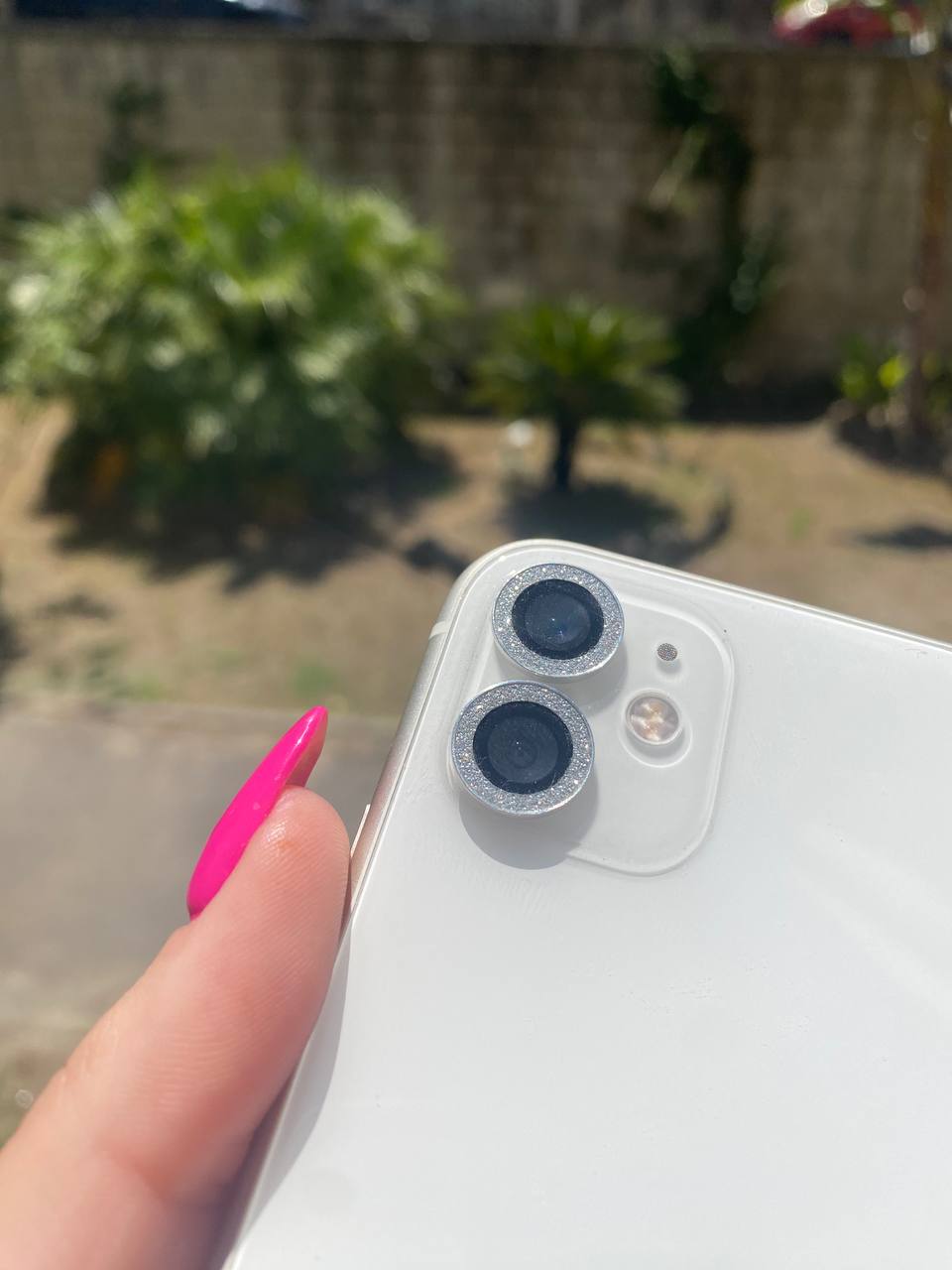 Copri Fotocamera per iPhone con Effetto Glitter