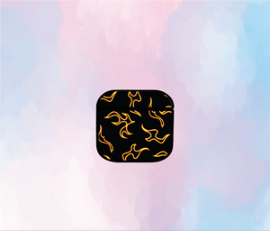 Custodia  AirPods Pro  Yellow Flame
