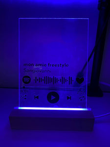 Targhetta Spotify Plexiglass