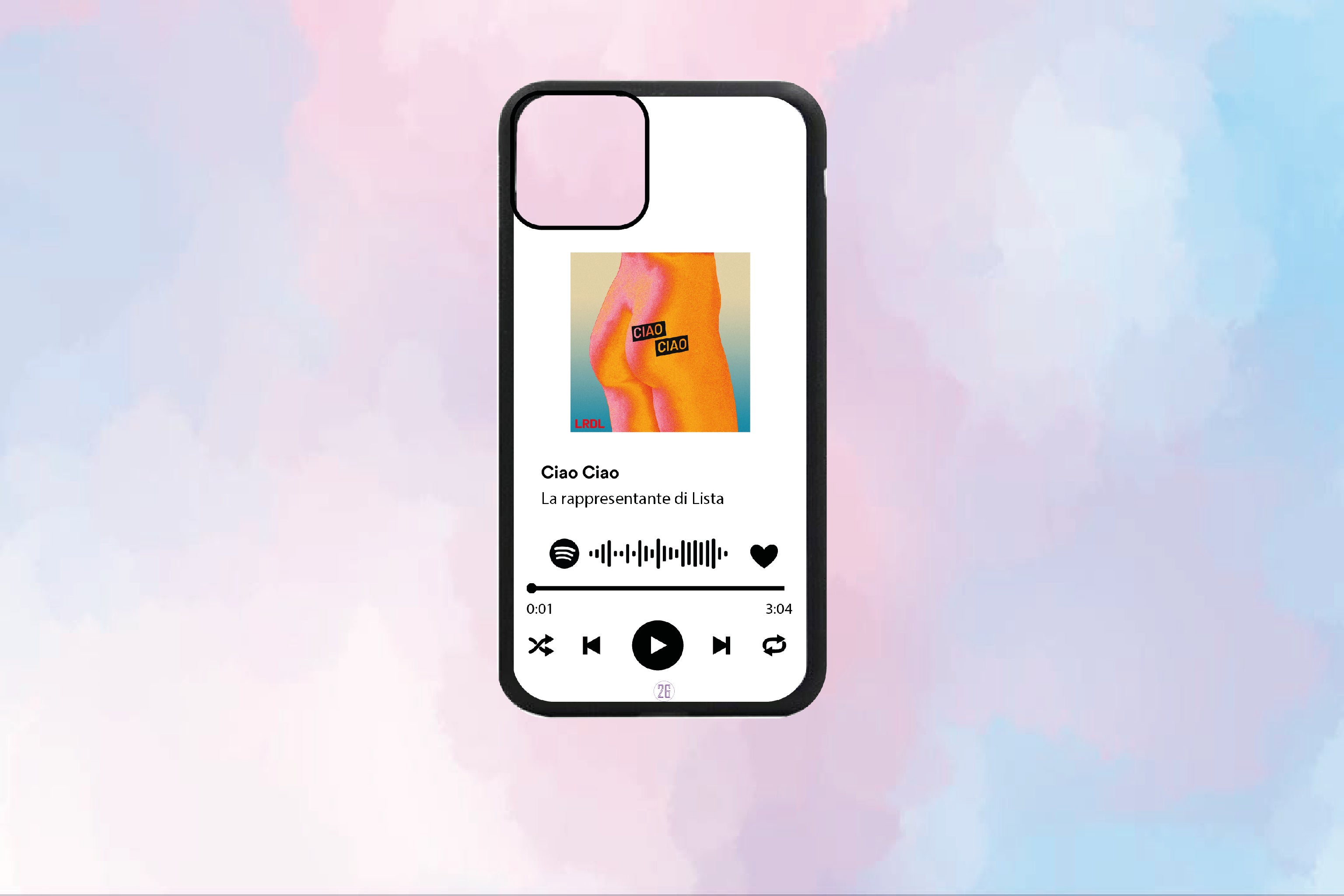 Copertina Della Canzone Codice Spotify Personalizzato Tavola